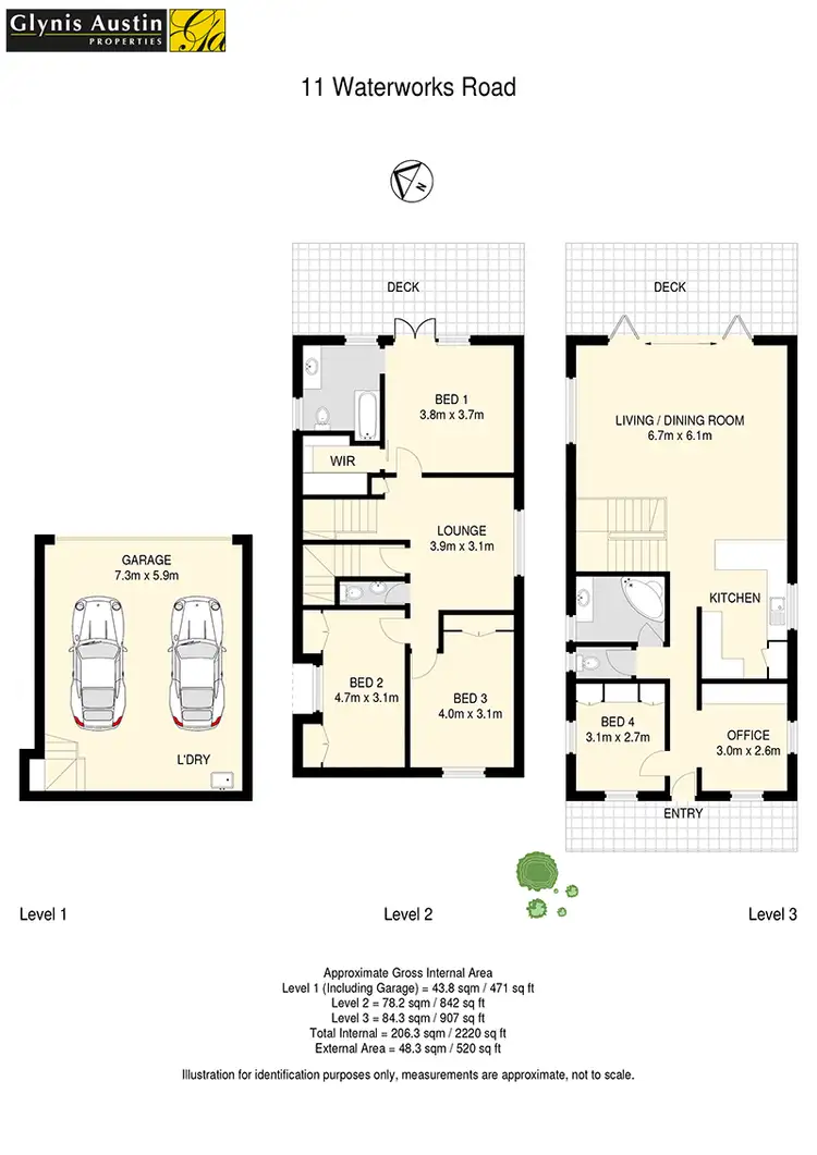 Floorplan of Homely house listing, 11 Waterworks Road, Red Hill QLD 4059