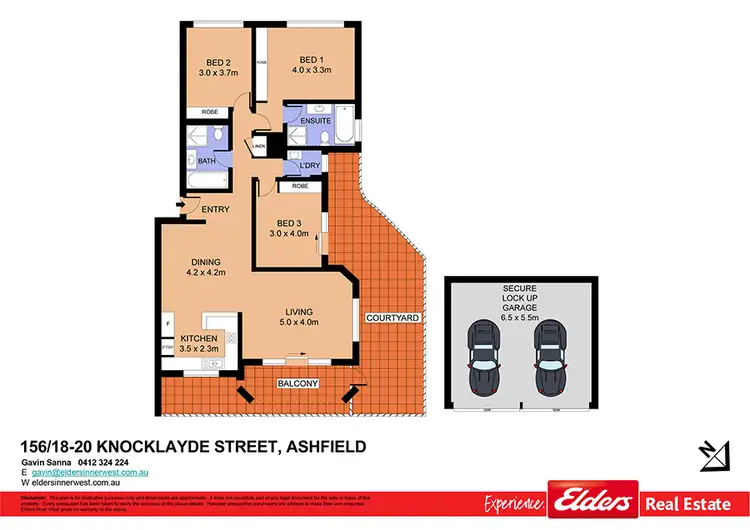 Floorplan of Homely unit listing, 156/18-20 Knocklayde Street, Ashfield NSW 2131