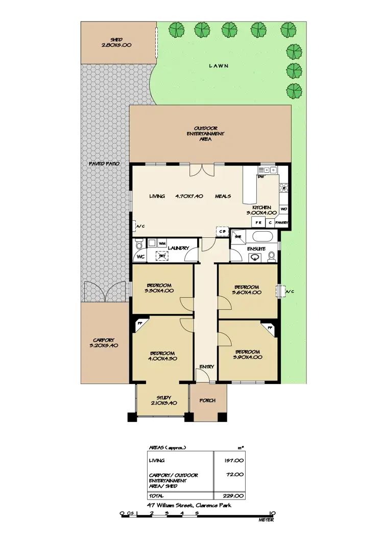 Floorplan of Homely house listing, 47 William Street, Clarence Park SA 5034