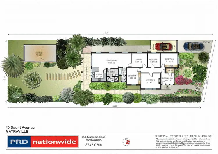 Floorplan of Homely house listing, 40 Daunt Avenue, Matraville NSW 2036