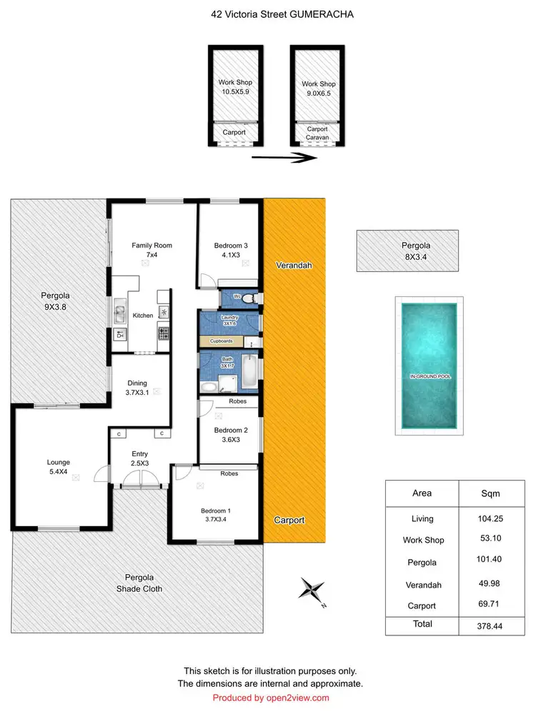 Floorplan of Homely house listing, 42 Victoria St, Gumeracha SA 5233