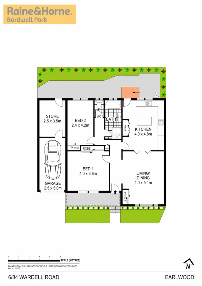 Floorplan of Homely villa listing, 6/84-88 Wardell Road, Earlwood NSW 2206