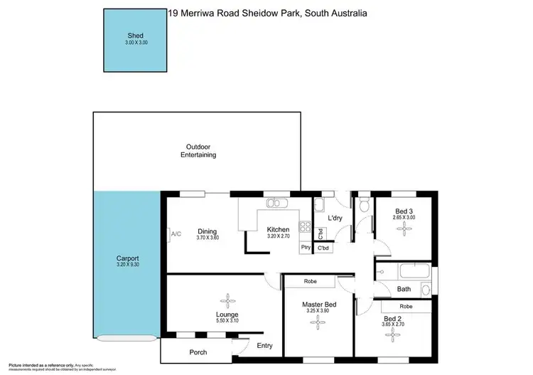 Floorplan of Homely house listing, 19 Merriwa Road, Sheidow Park SA 5158