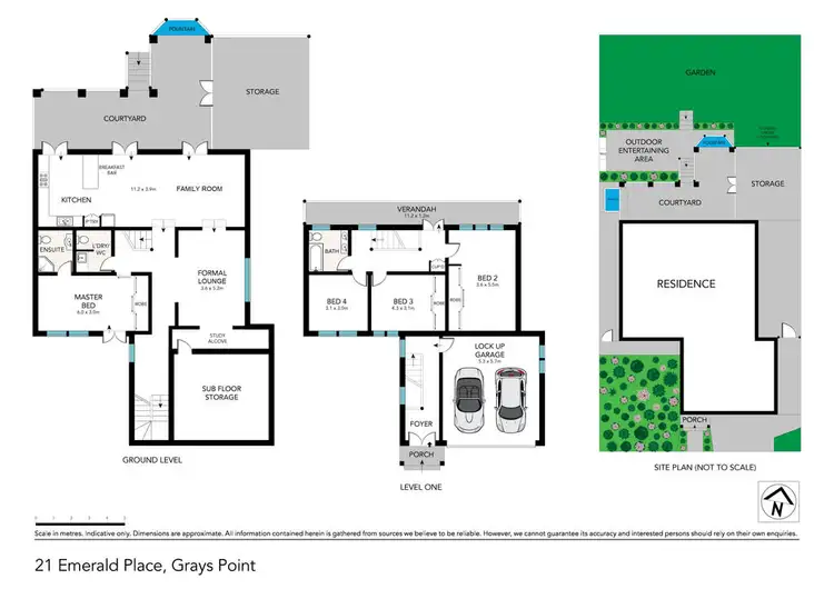 Floorplan of Homely house listing, 21 Emerald Place, Grays Point NSW 2232