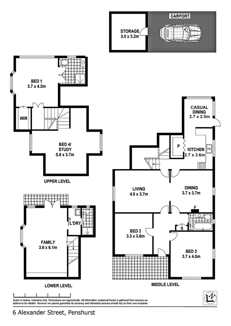 Floorplan of Homely house listing, 6 Alexander Street, Penshurst NSW 2222