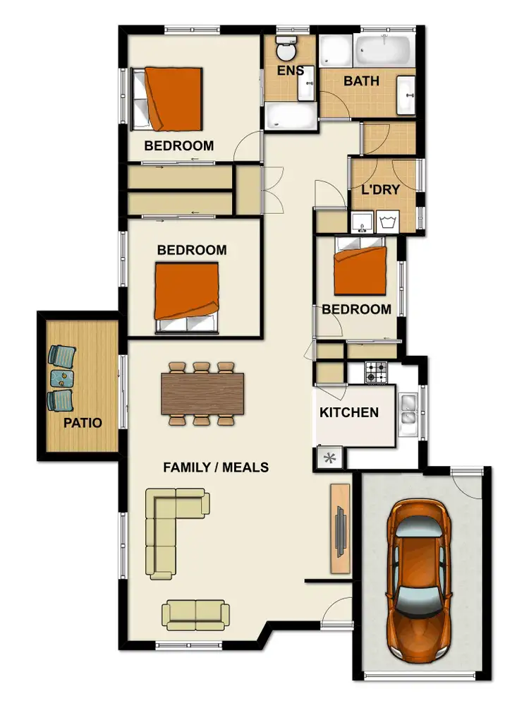 Floorplan of Homely house listing, 22 Beaufront Place, Forest Lake QLD 4078