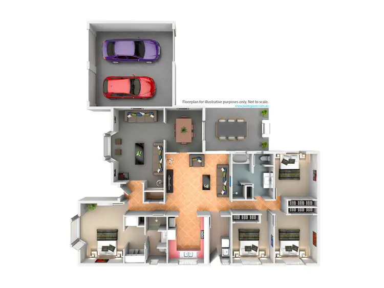 Floorplan of Homely house listing, 105 Balleroo Crescent, Glenfield Park NSW 2650