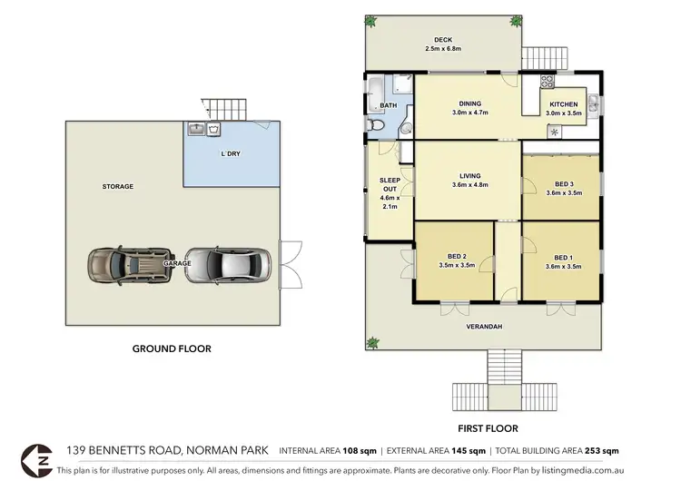 Floorplan of Homely house listing, 139 Bennetts Road, Norman Park QLD 4170