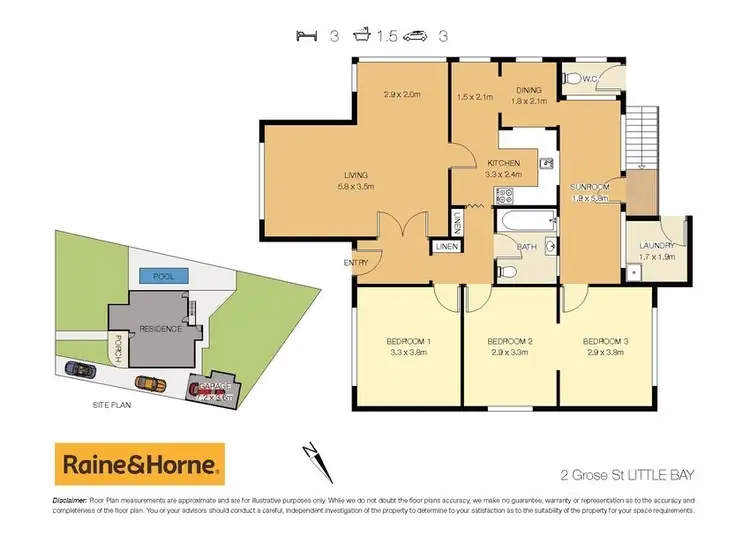Floorplan of Homely house listing, 2 Grose Street, Little Bay NSW 2036