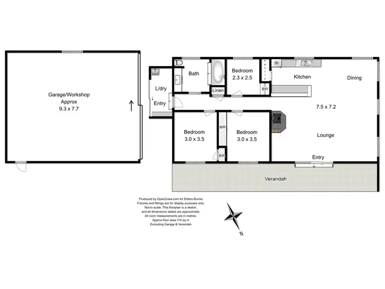 Floorplan of Homely rural property listing, 19 Lowries Road, Oldina TAS 7325