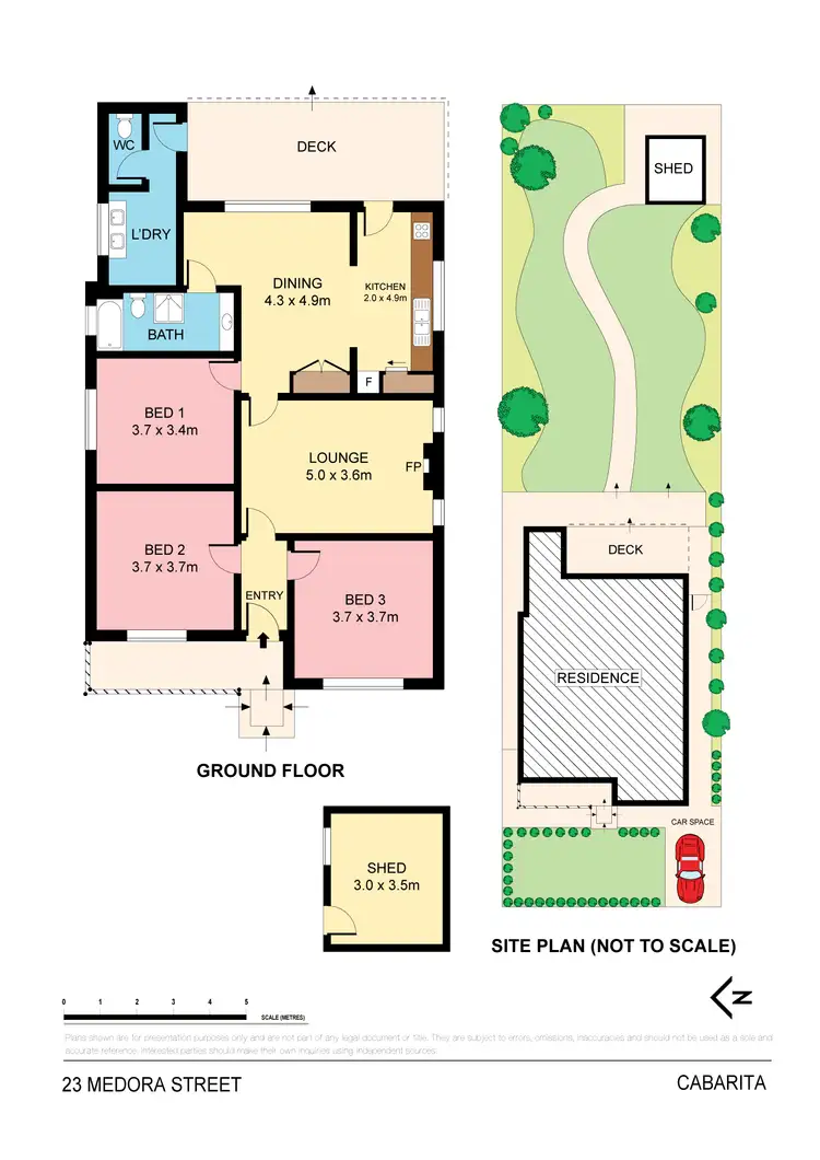 Floorplan of Homely house listing, 23 Medora Street, Cabarita NSW 2137