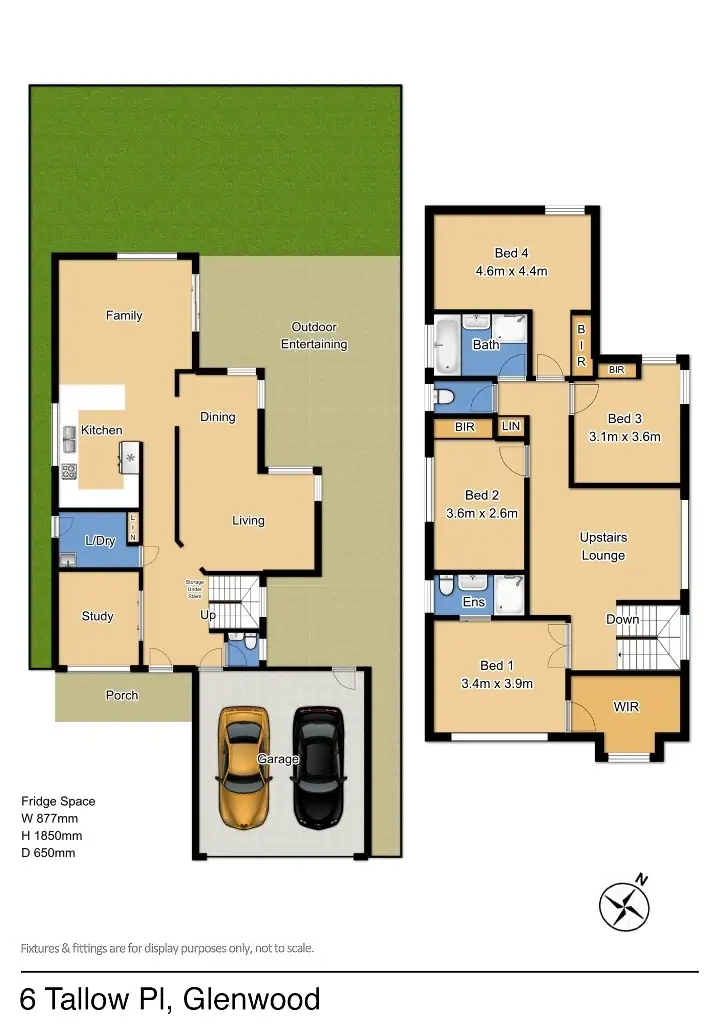 Floorplan of Homely house listing, 6 Tallow Place, Glenwood NSW 2768