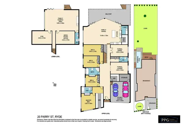 Floorplan of Homely house listing, 20 Parry Street, Ryde NSW 2112