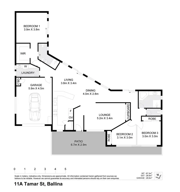 Floorplan of Homely house listing, 11A Tamar Street (Access Via Holden Lane), Ballina NSW 2478