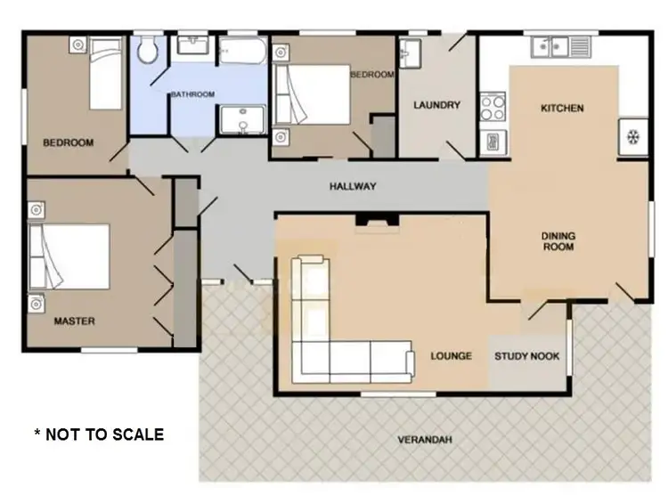 Floorplan of Homely rural property listing, 84 Newbury Drive, Penrose NSW 2579