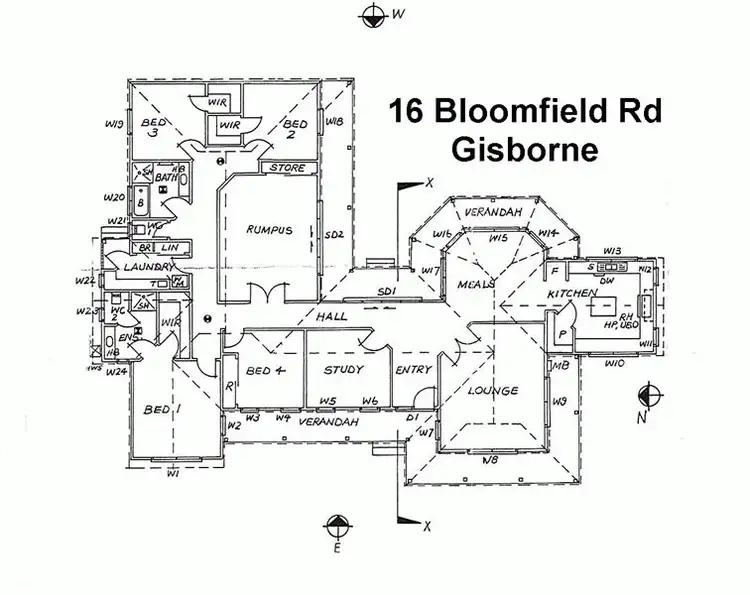 Floorplan of Homely house listing, 16 Bloomfield Road, Gisborne VIC 3437