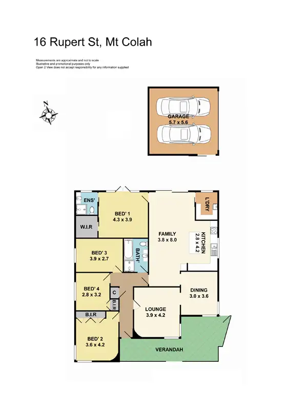 Floorplan of Homely house listing, 16 Rupert Street, Mount Colah NSW 2079