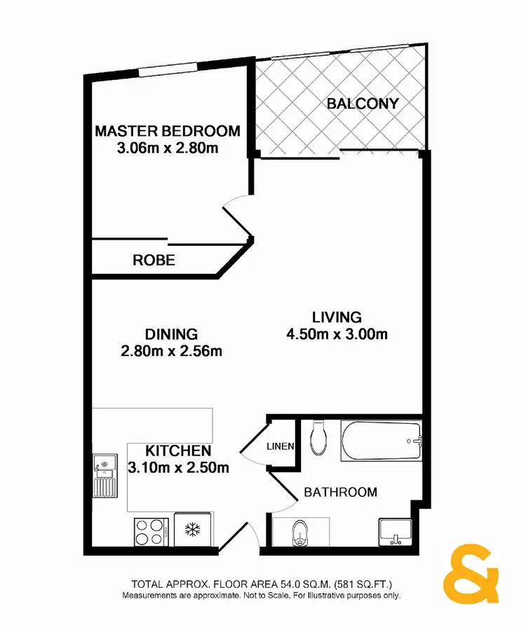 Floorplan of Homely apartment listing, 115/1 Georgina Street, Newtown NSW 2042