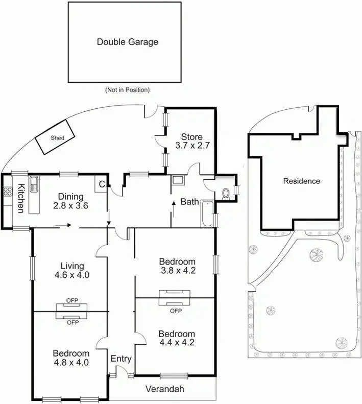 Floorplan of Homely house listing, 9/307 Grange Road, Ormond VIC 3204