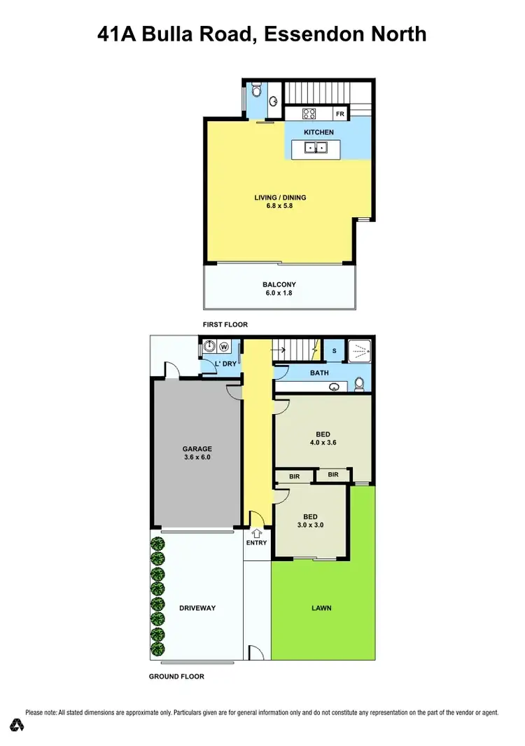 Floorplan of Homely townhouse listing, 41A Bulla Road, Essendon North VIC 3041
