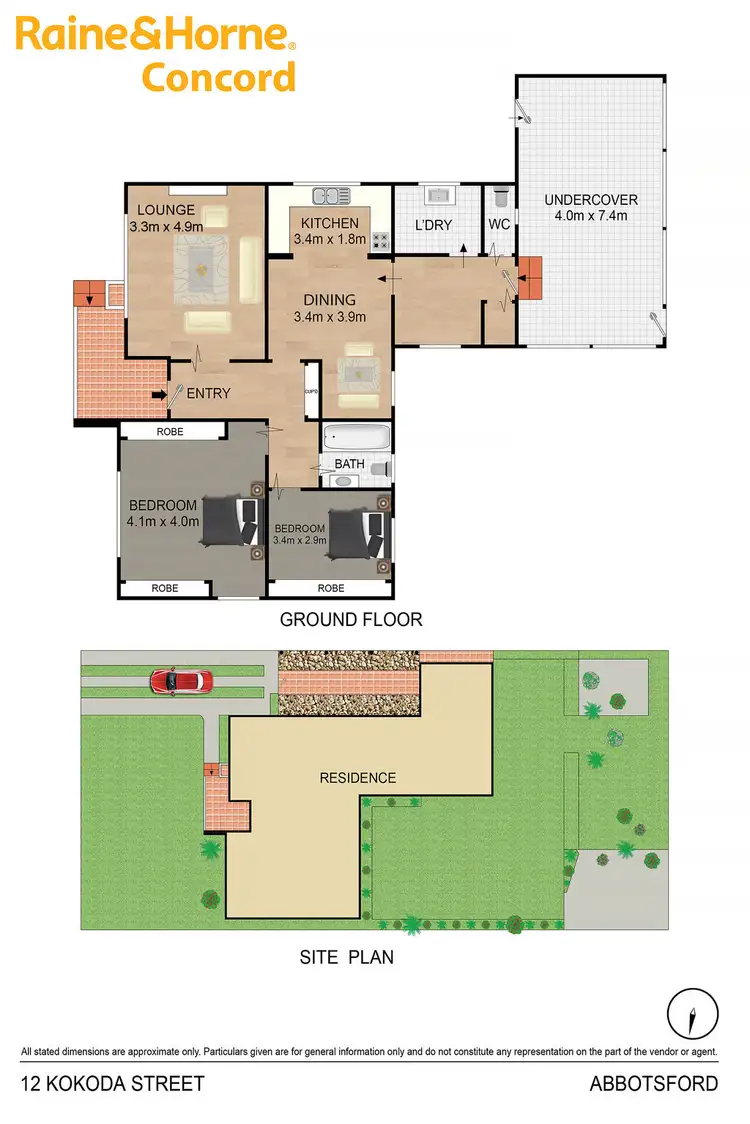 Floorplan of Homely house listing, 12 Kokoda Street, Abbotsford NSW 2046