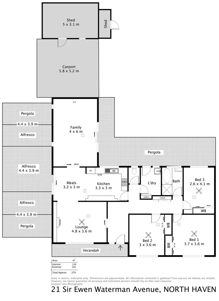 Floorplan of Homely house listing, 21 Sir Ewen Waterman Drive, North Haven SA 5018