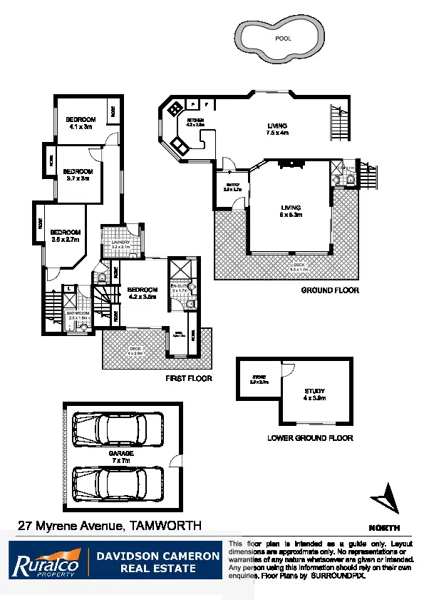 Floorplan of Homely house listing, 27 Myrene Avenue, Tamworth NSW 2340