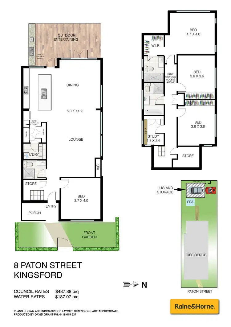 Floorplan of Homely house listing, 8 Paton Street, Kingsford NSW 2032