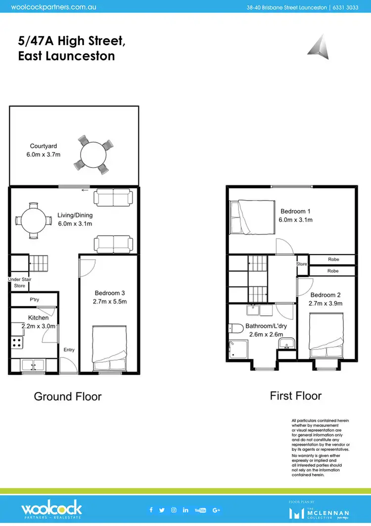 Floorplan of Homely townhouse listing, 5/47A High Street, East Launceston TAS 7250
