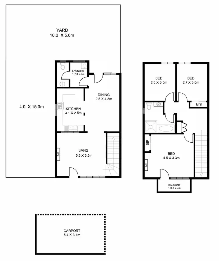 Floorplan of Homely unit listing, 10/28 Clifton Street, Camden Park SA 5038