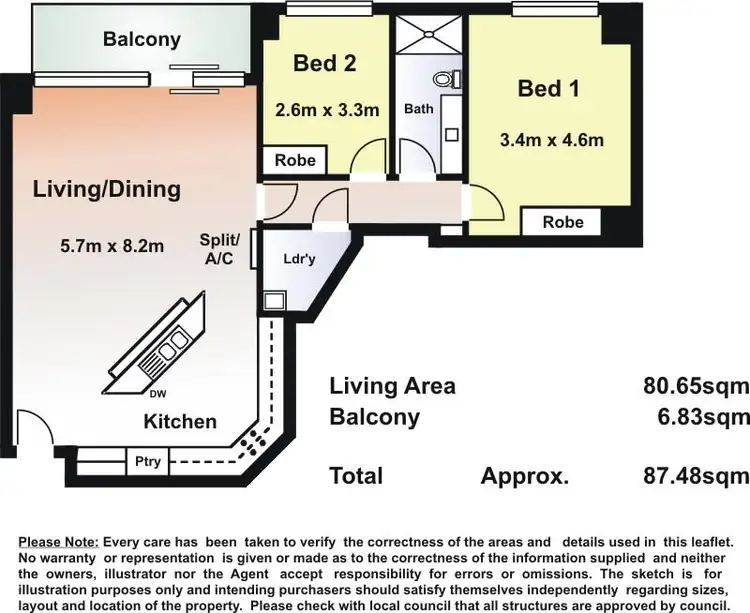 Floorplan of Homely apartment listing, 311/191 Greenhill Road, Parkside SA 5063