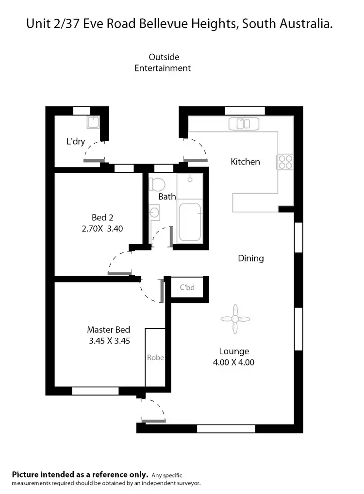 Floorplan of Homely house listing, 2-37 Eve Road, Bellevue Heights SA 5050