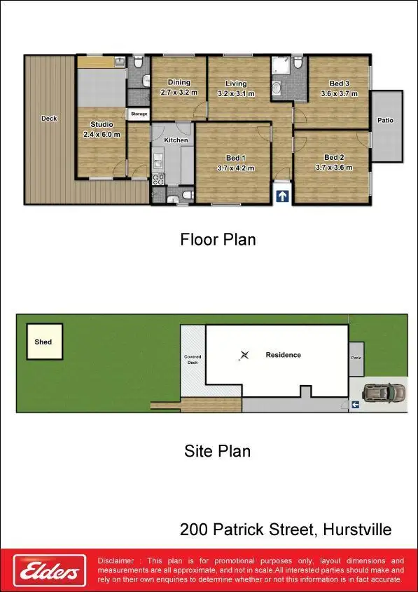 Floorplan of Homely house listing, 200 Patrick Street, Hurstville NSW 2220