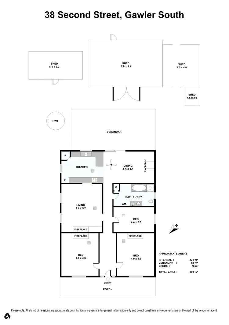 Floorplan of Homely house listing, 38 Second Street, Gawler South SA 5118