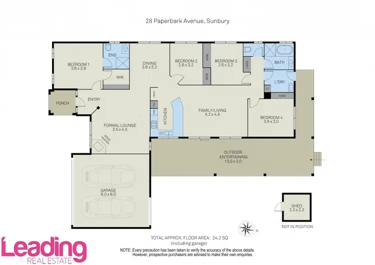 Floorplan of Homely house listing, 28 Paperbark Avenue, Sunbury VIC 3429