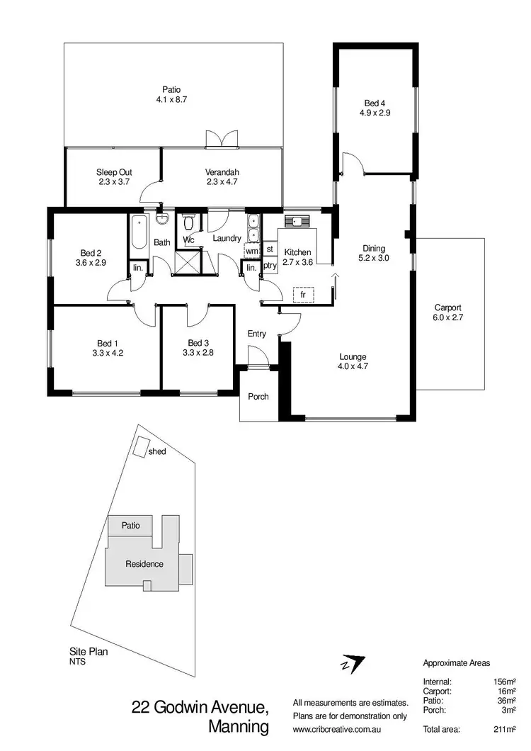 Floorplan of Homely house listing, 22 Godwin Avenue, Manning WA 6152