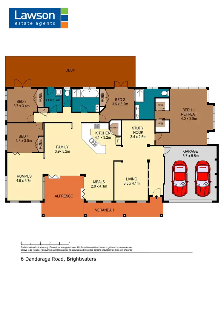 Floorplan of Homely house listing, 6 Dandaraga Road, Brightwaters NSW 2264