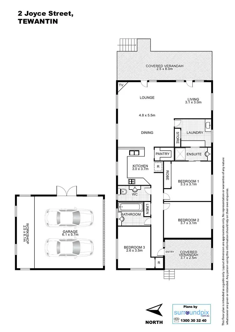 Floorplan of Homely house listing, 2 Joyce St, Tewantin QLD 4565