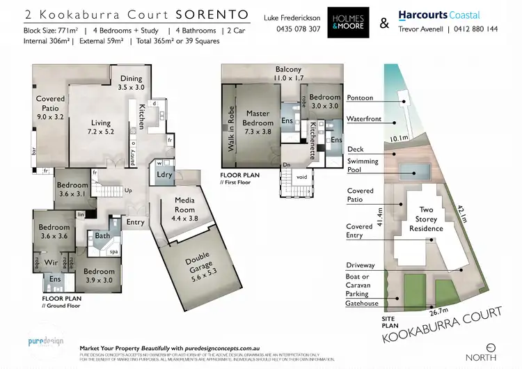 Floorplan of Homely house listing, 2 Kookaburra Court, Sorrento QLD 4217