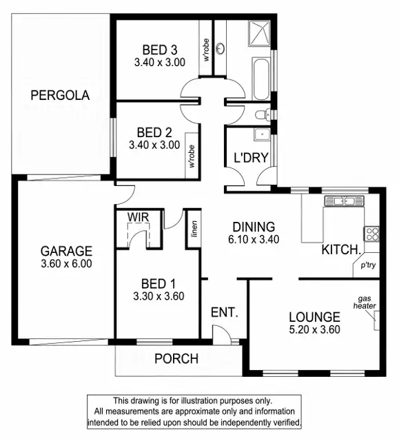 Floorplan of Homely house listing, 9 Eucla Court, Mount Gambier SA 5290