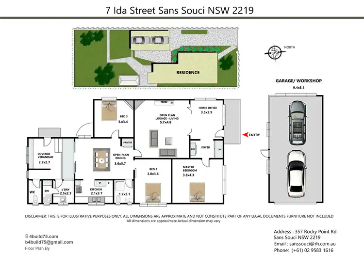 Floorplan of Homely house listing, 7 Ida Street, Sans Souci NSW 2219