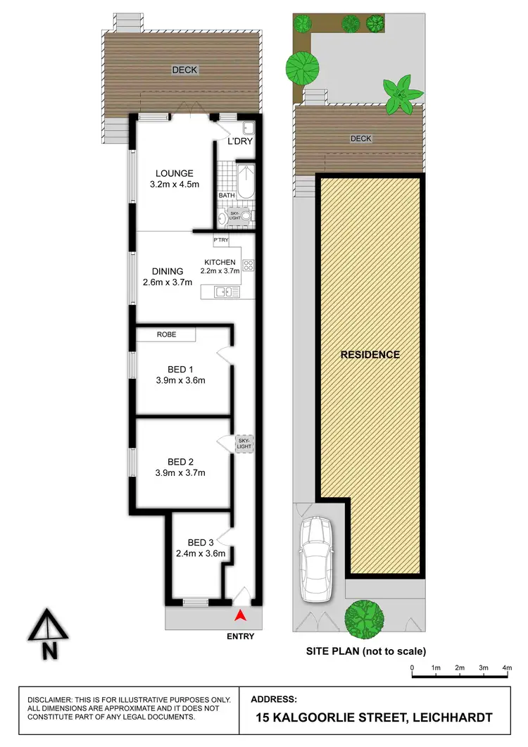 Floorplan of Homely house listing, 15 Kalgoorlie Street, Leichhardt NSW 2040