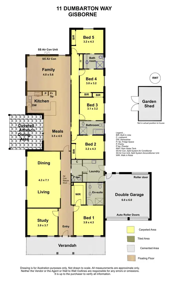 Floorplan of Homely house listing, 11-13 Dumbarton Way, Gisborne VIC 3437