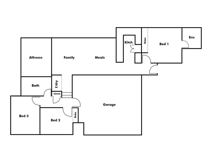 Floorplan of Homely house listing, 6B Bolingbroke Street, Spearwood WA 6163