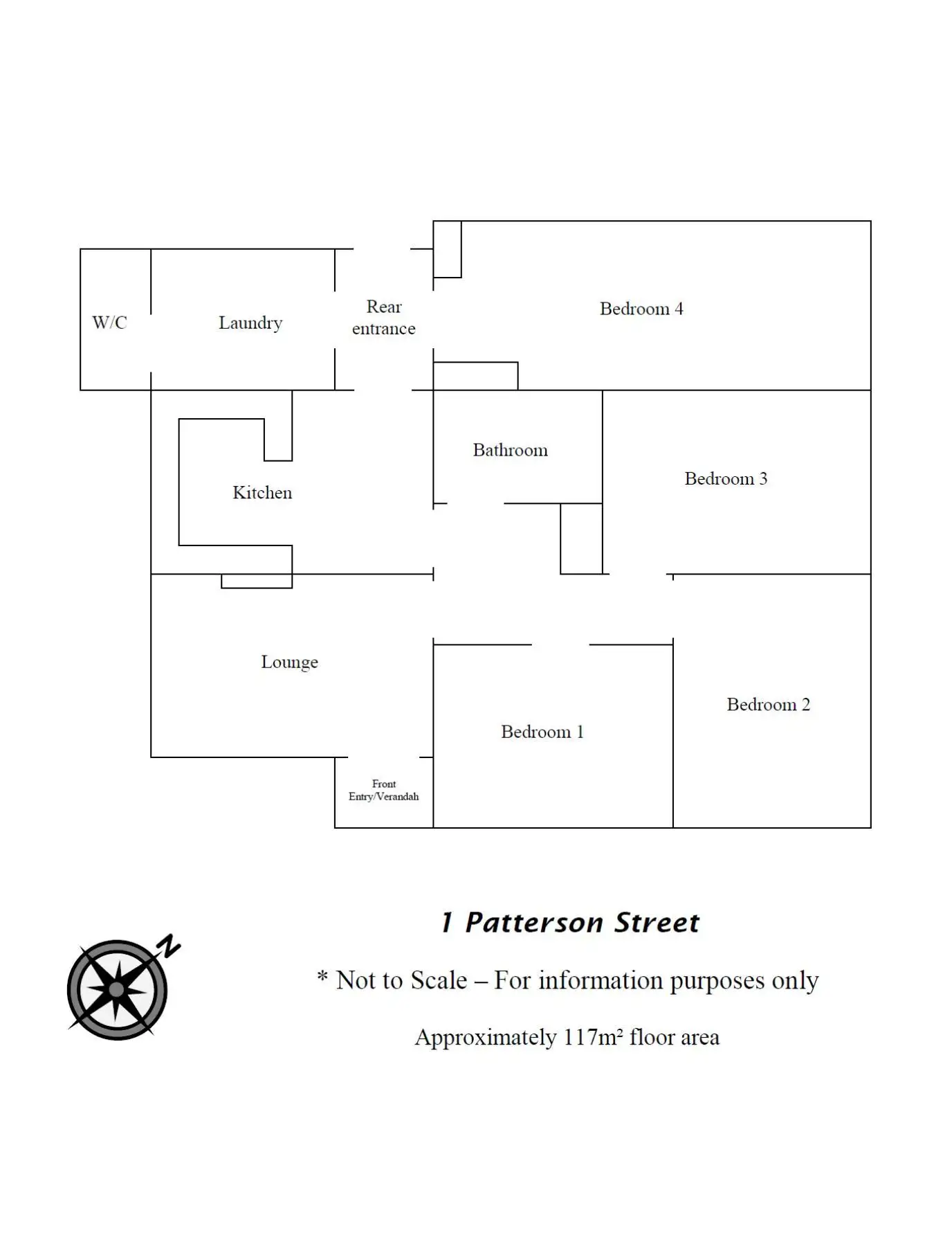 Floorplan of Homely house listing, 1 Patterson Street, Bordertown SA 5268