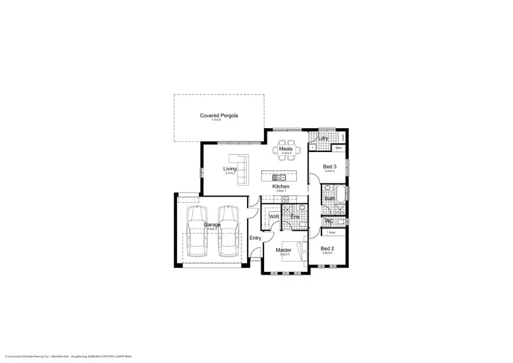 Floorplan of Homely house listing, 5A Coventry Circuit, Seaford Rise SA 5169