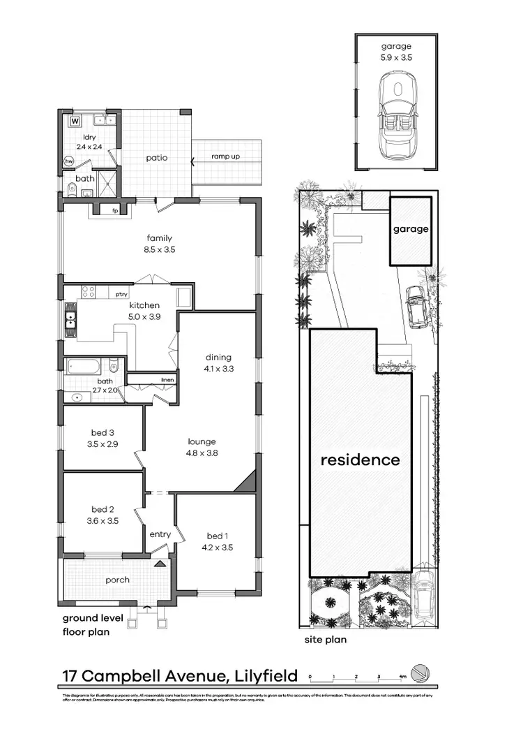 Floorplan of Homely house listing, 17 Campbell Avenue, Lilyfield NSW 2040
