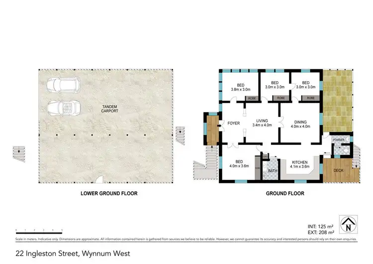 Floorplan of Homely house listing, 22 INGLESTON STREET, Wynnum West QLD 4178