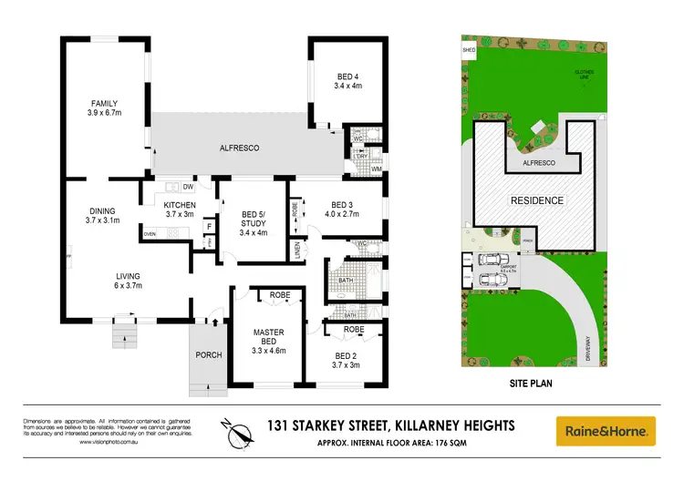 Floorplan of Homely house listing, 131 Starkey Street, Killarney Heights NSW 2087