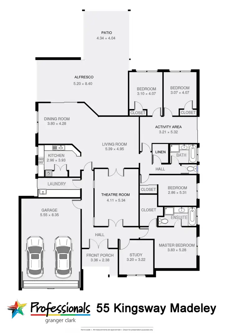 Floorplan of Homely house listing, 55 Kingsway, Madeley WA 6065